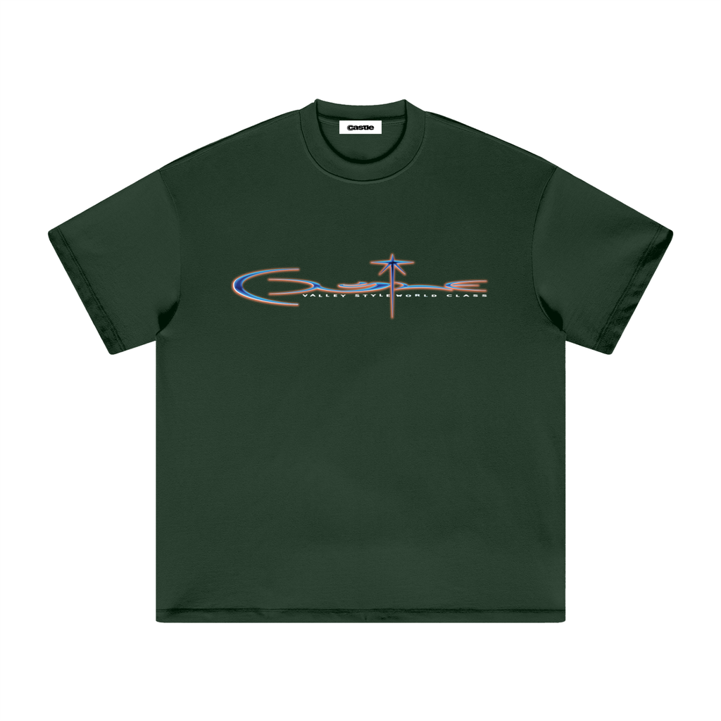 Spell Logo Shirt Pine