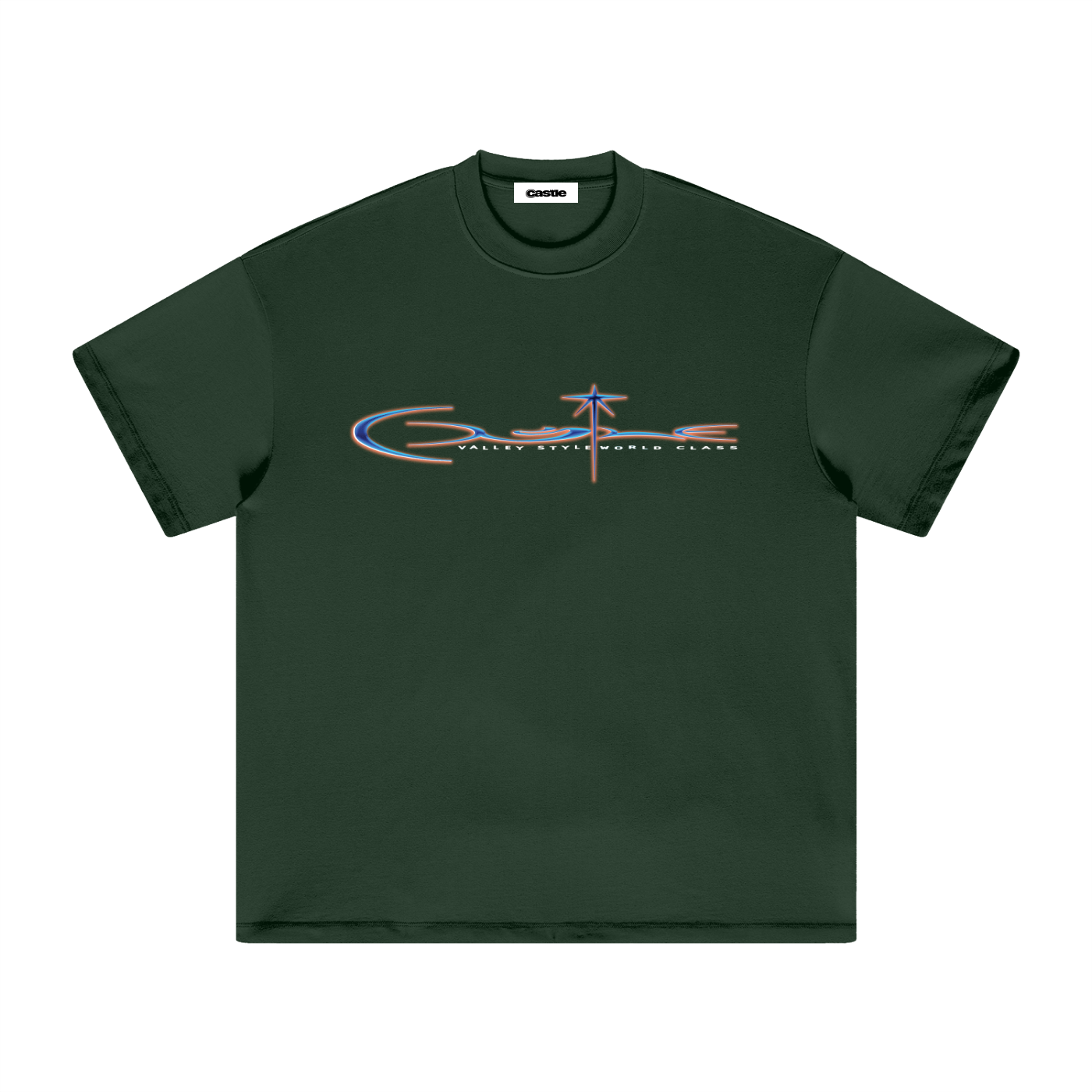 Spell Logo Shirt Pine